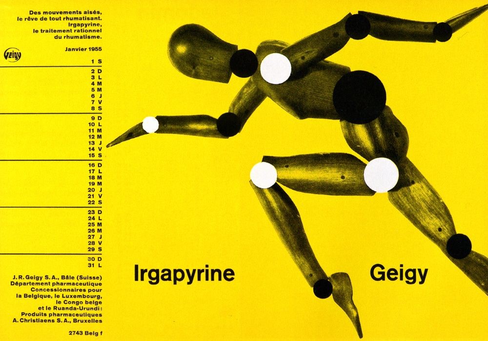 Постер препарата "иргапирин", для лечения артрита