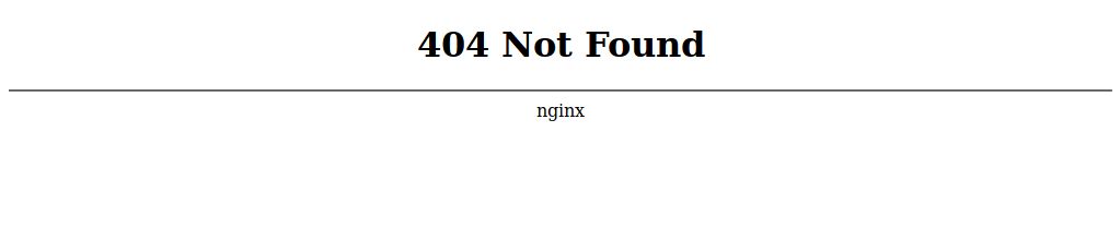 Сервер выдает ошибку 404, страница не найдена